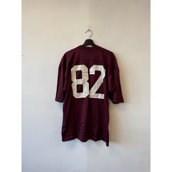 Vintage Champion Mesh Football Jersey Shirt Large Maroon 82 Made USA 80s - Picture 2 of 6